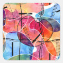 Search for black and white abstract stickers Retro