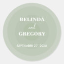 Search for sage green wedding stickers Contemporary