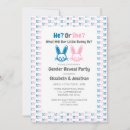 Search for bunny gender reveal invitations He or she