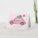 Search for new car congratulations cards Pink