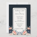 Search for navy blue and dusty rose wedding invitations Floral