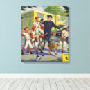 Search for police canvas prints Vintage