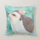 Search for hedgehogs cushions Watercolor