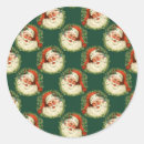 Search for retro santa claus stickers Green