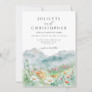 Search for mountain wildflowers invitations Landscape