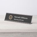 Search for attorney at law name plates Legal