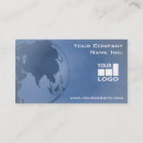 Search for world map business cards Globe