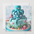 Search for octopus birthday invitations Colourful