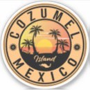 Search for cozumel stickers Tropical