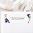 Search for white and gold wedding return address labels For her