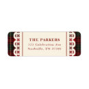 Search for nostalgia return address labels Merry christmas