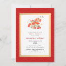 Search for red horse invitations Gender neutral