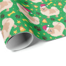 Search for pomeranian christmas wrapping paper Cute