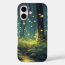 Search for night forest iphone cases Fireflies
