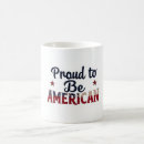 Search for proud american mugs Red white blue