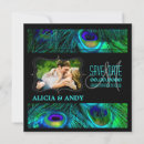 Search for peacock save the dates Contemporary