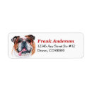 Search for bulldog return address labels Animal