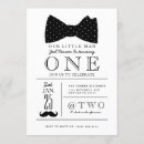 Search for moustache 1st birthday invitations Gentleman