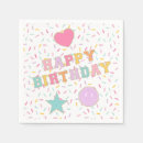 Search for letter napkins Pink