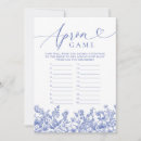Search for floral bridal shower games Calligraphy