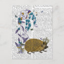 Search for hedgehogs postcards Flowers