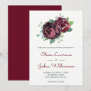Search for burgundy roses invitations Red