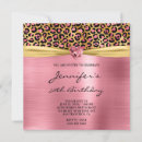 Search for leopard 50th birthday invitations Glam