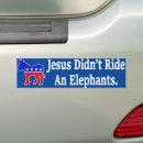 Search for third party political bumper stickers Republican