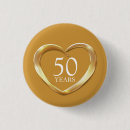 Search for 50th wedding anniversary badges Fiftieth