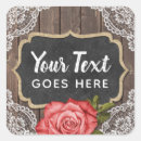 Search for wood and lace stickers Burlap