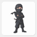 Search for ninja cartoon stickers Warrior