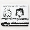 Search for charlie brown mousepads Marcie