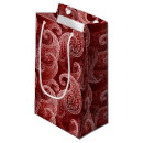 Search for paisley gift bags Red