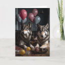 Search for wolf birthday cards Watercolor