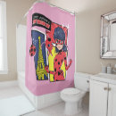 Search for girl superhero shower curtains Comic panel