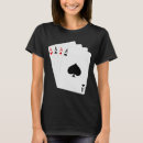 Search for ace of hearts playing card tshirts Spades