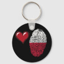 Search for polish flag key rings Red