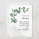 Search for foliage baby shower invitations Greenery