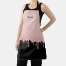 Search for gold glitter sparkle aprons Blush pink