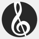 Search for musical graphic stickers Treble clef