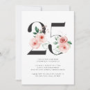 Search for 25th birthday invitations Rose gold