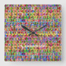 Search for multi coloured clocks Pattern