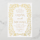 Search for botanical foliage wedding invitations Rustic