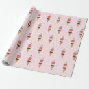 Search for cone wrapping paper Strawberry