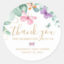 Search for butterfly baby shower Thank you