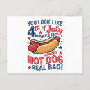 Search for hot dog postcards July