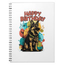 Search for happy birthday notebooks Dog