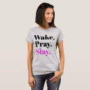 Search for pray womens tshirts Typography