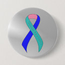 Search for thyroid cancer support badges Blue