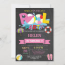 Search for summer pool party invitations Splish splash